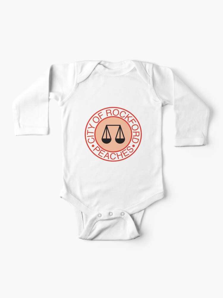 THE ROCKFORD PEACHES SHIRT AND STICKER  Sticker for Sale by StillChasing