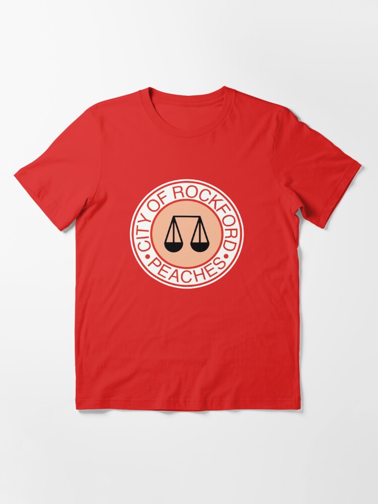 THE ROCKFORD PEACHES SHIRT AND STICKER  Sticker for Sale by StillChasing