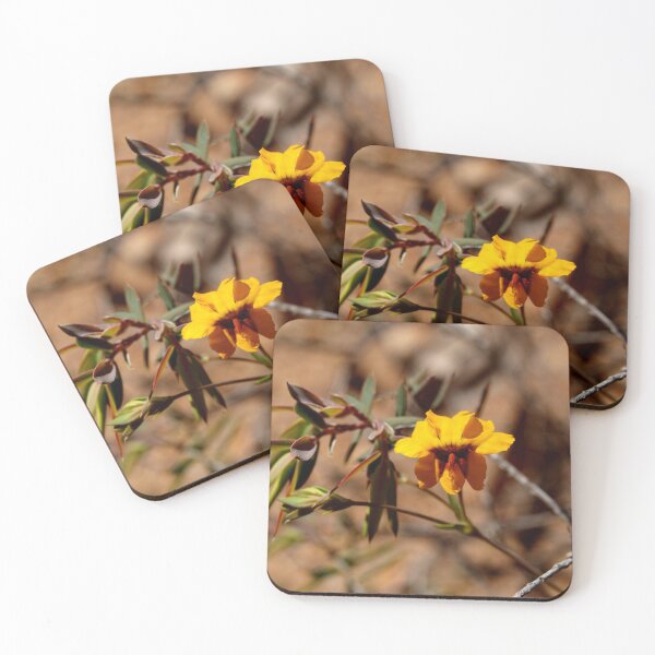 Item preview, Velleia on the Road Verge designed and sold by Michaela Perryman.