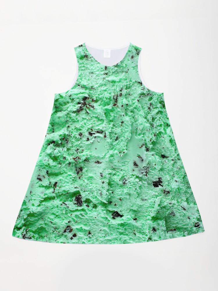 Mint Chocolate Chip Ice Cream" A-Line Dress for Sale by TinyGinkgo |  Redbubble