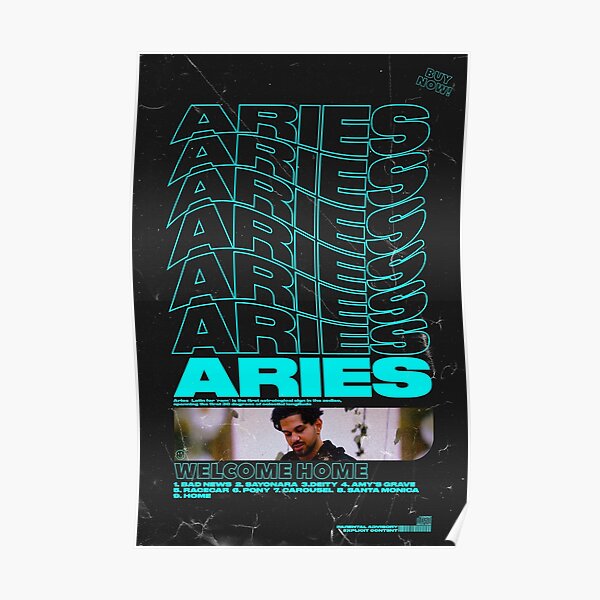 Aries Music Posters Redbubble