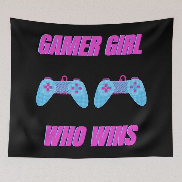 Item preview, Gamer Girl who wins designed and sold by Lorie Data.