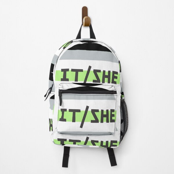 Item preview, Pronouns It/She Agender designed and sold by NamelessMeowMeow.