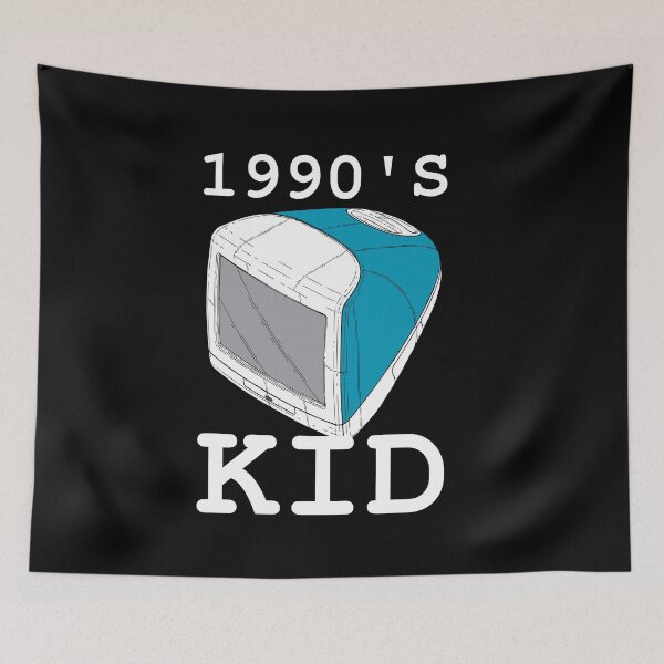 Item preview, 1990s Kid T-shirt, Retro Vintage Old Computer T-shirt White Ink designed and sold by KananiandKiki.
