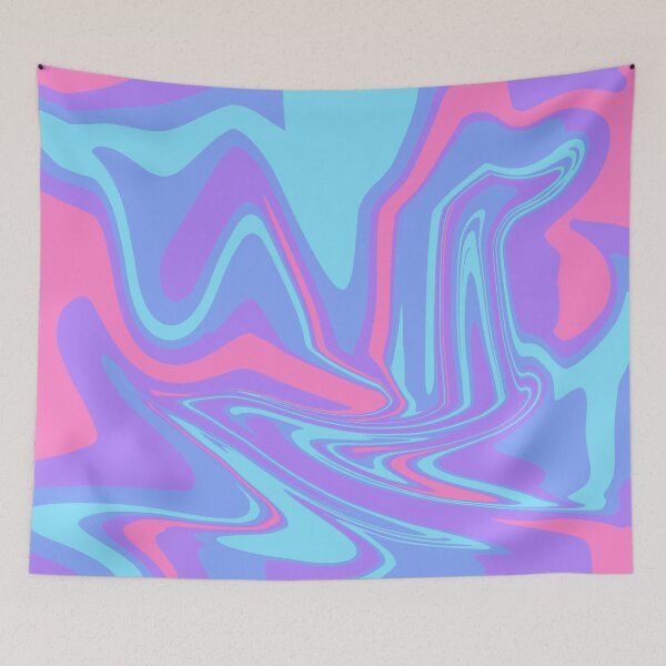 Item preview, Pink Purple Blue Pour Paint designed and sold by Jagged3068.