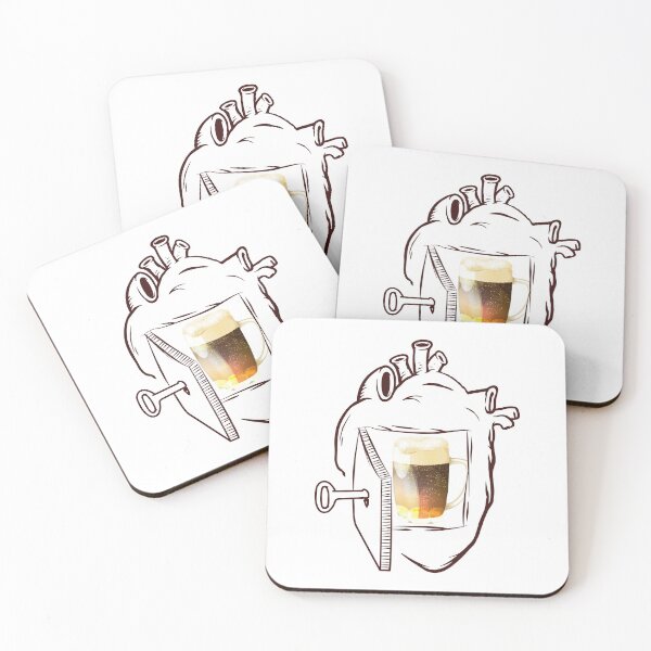 Item preview, Beer In My Heart designed and sold by foodisthekey.