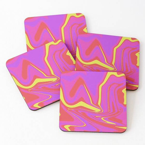 Item preview, Yellow Red Pink Pour Paint designed and sold by Jagged3068.