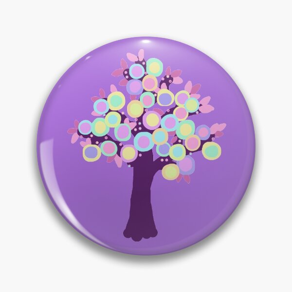 Item preview, Bloom Tree - Repeat Pattern in Purple designed and sold by Whoopsidoodle.