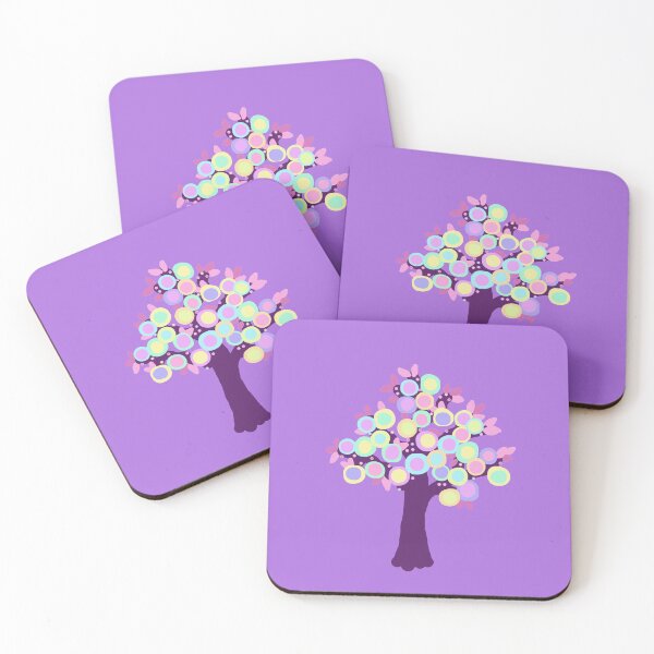 Item preview, Bloom Tree - Repeat Pattern in Purple designed and sold by Whoopsidoodle.