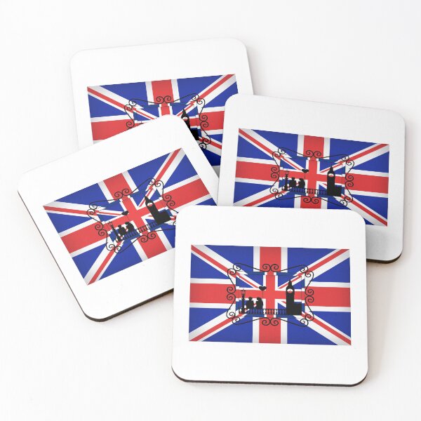 Item preview, LONDON LOVE with Solid Flag designed and sold by PawsitiveMum.