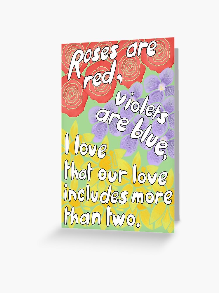Thumbnail 1 of 2, Greeting Card, More Than Two Polyamorous Love designed and sold by polyphiliashop.