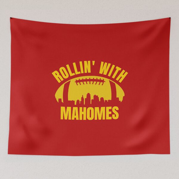 Item preview, Rolling with Mahomes Football Skyline designed and sold by chris-ellis-art.