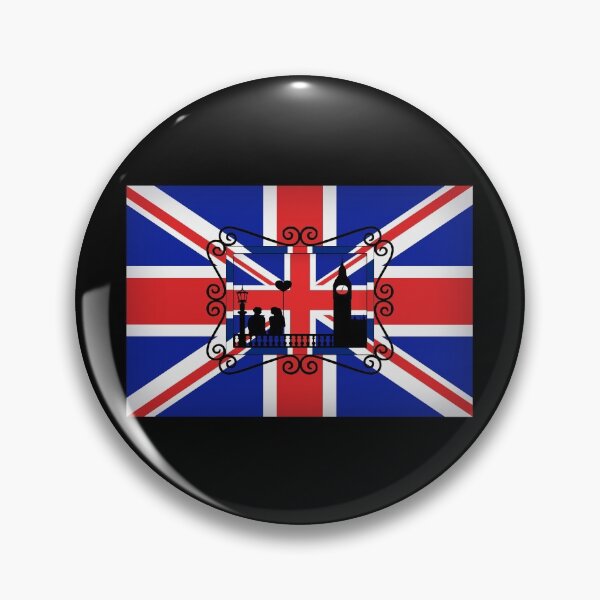 Item preview, LONDON LOVE with Solid Flag designed and sold by PawsitiveMum.