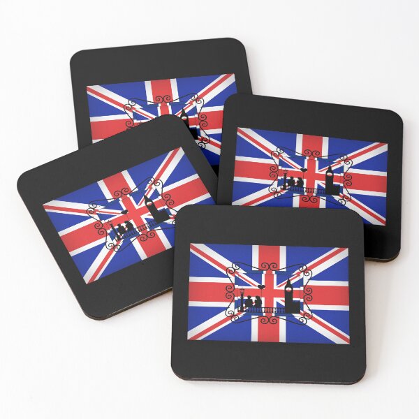 Item preview, LONDON LOVE with Solid Flag designed and sold by PawsitiveMum.