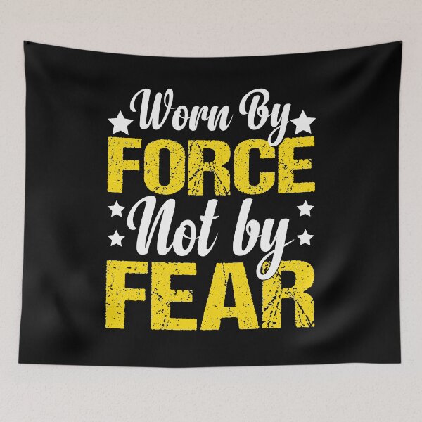Item preview, Worn By Force Not by Fear designed and sold by ADAMYASS.