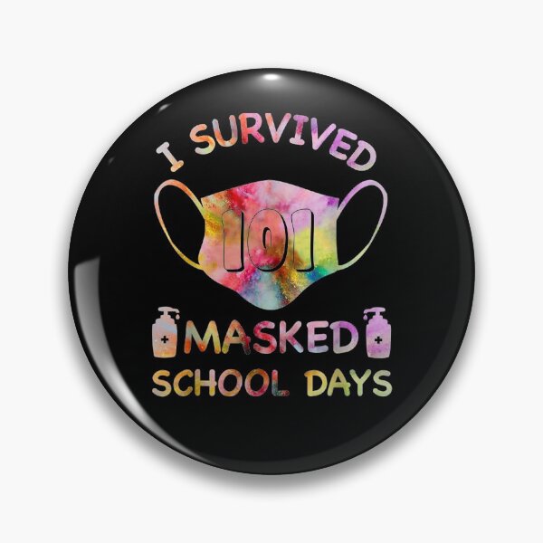 Item preview, I Survived 101 Masked School Days For Kids Teacher Student  designed and sold by aguilaro.