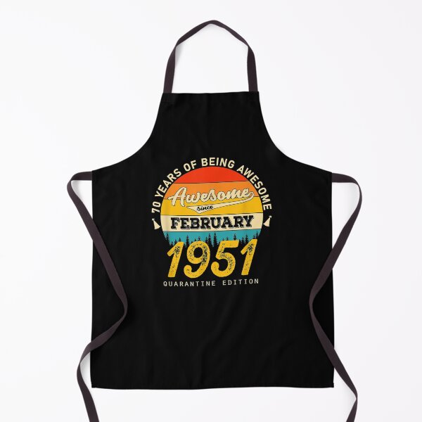 Item preview, Awesome Since February 1951 Happy Birthday 70nd Years Old designed and sold by aguilaro.