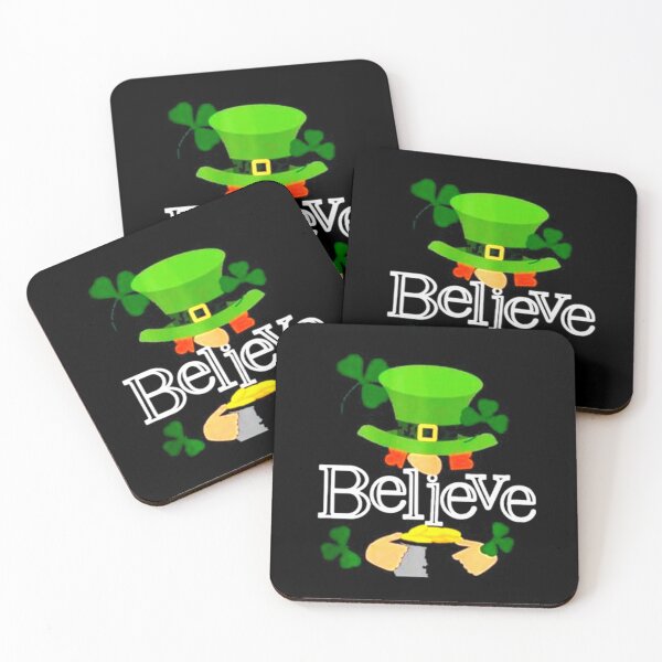 Item preview, ST PATRICKS DAY CUTE BELIEVE LEPRECHAUN SHAMROCK designed and sold by KamillaBurjan.