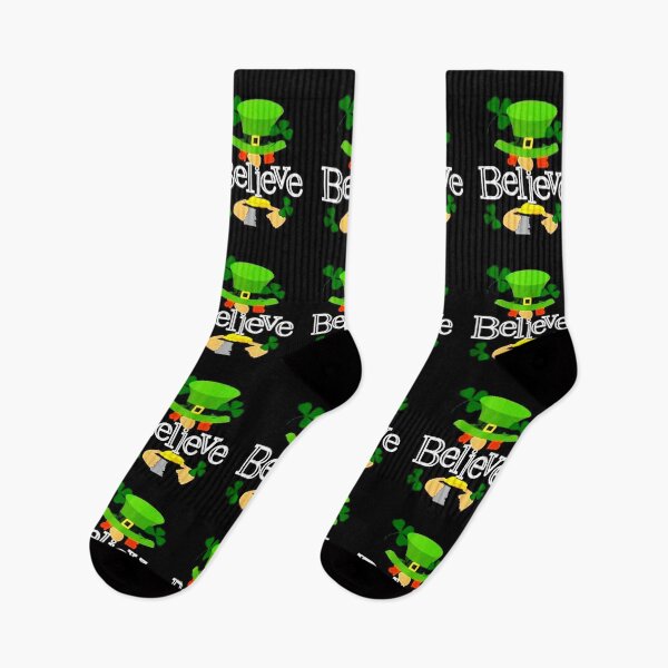 Item preview, ST PATRICKS DAY CUTE BELIEVE LEPRECHAUN SHAMROCK designed and sold by KamillaBurjan.