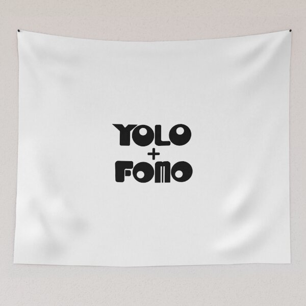 Item preview, YOLO + FOMO designed and sold by HouseOfBert.