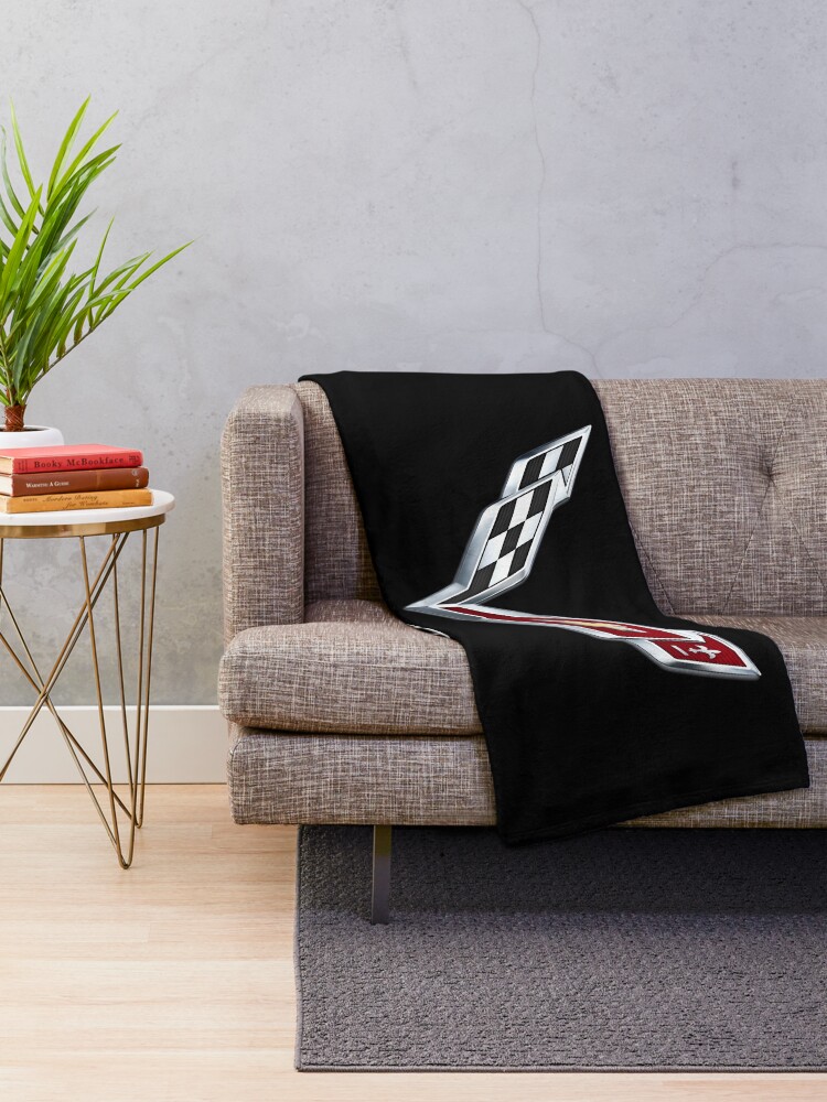 Alternate view of C7 Logo Detail Throw Blanket
