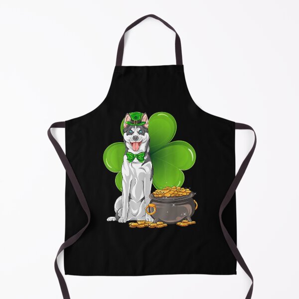 Item preview, Siberian Husky Dog Irish Leprechaun Saint St Patrick Day designed and sold by aguilaro.
