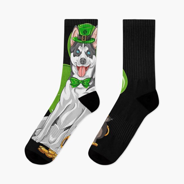Item preview, Siberian Husky Dog Irish Leprechaun Saint St Patrick Day  designed and sold by aguilaro.