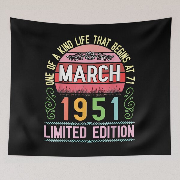 Item preview, March 1951 One Of A Kind Life That Begins At 70 Years Old  designed and sold by aguilaro.