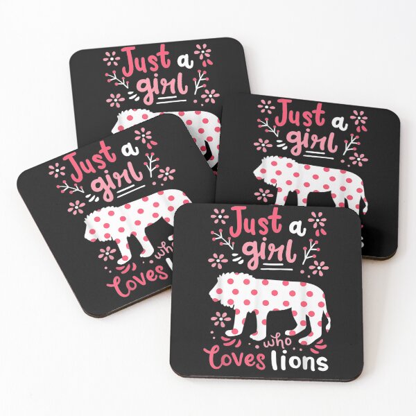 Item preview, Lion Just A Girl Lions Gift  designed and sold by aguilaro.
