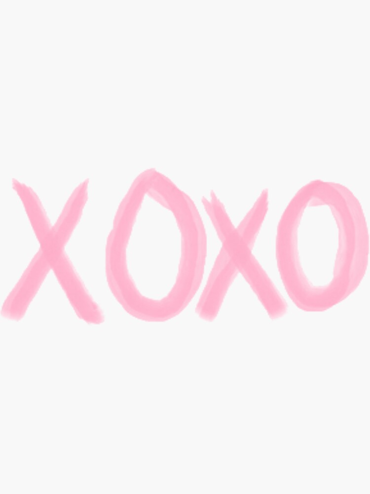"XOXO" Sticker by Rooss Redbubble