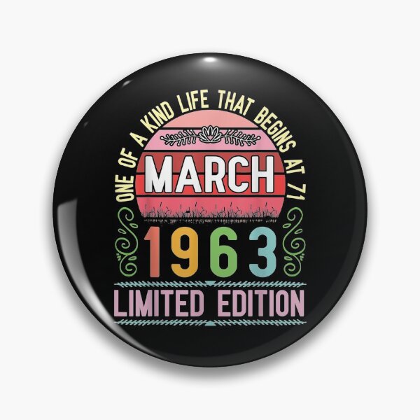 Item preview, March 1963 One Of A Kind Life That Begins At 58 Years Old  designed and sold by aguilaro.