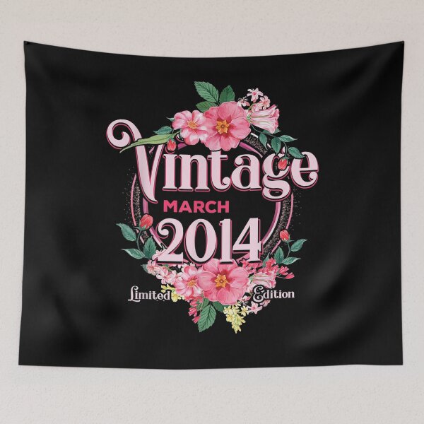 Item preview, Womens Birthday Gift Born In March 2014 Flowers Bday Gift  designed and sold by aguilaro.