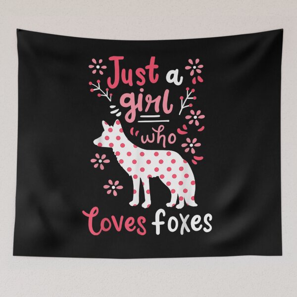 Item preview, Foxes Fox Just A Girl Foxes Gift  designed and sold by aguilaro.