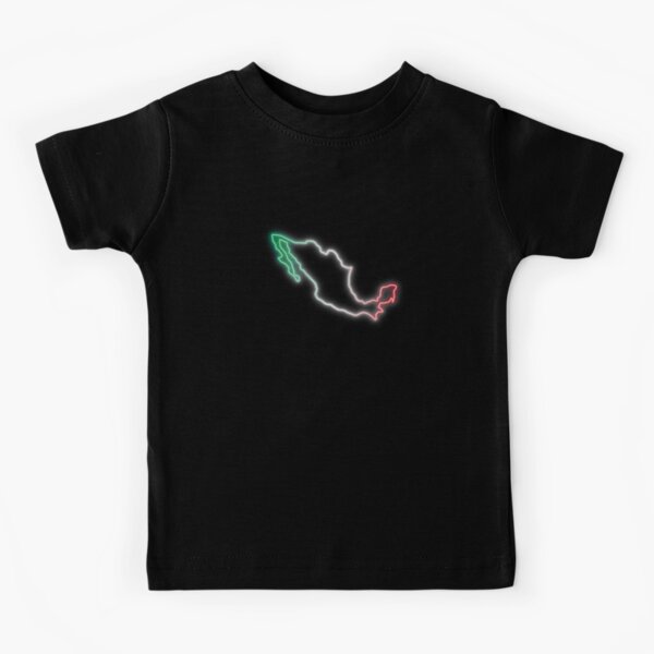 Item preview, Mexico Outline - Flag Colors Glow designed and sold by dylanxh.