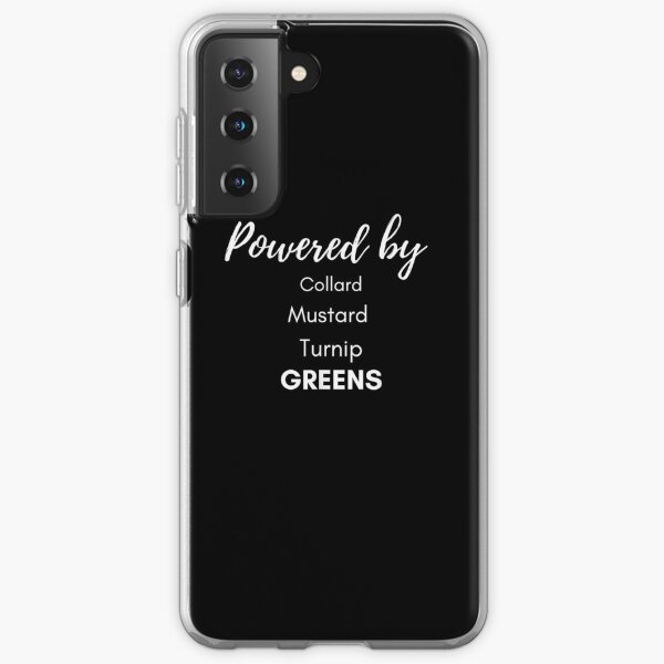 Living A Healthy Plant Based Lifestyle Powered By Greens Samsung Galaxy Soft Case