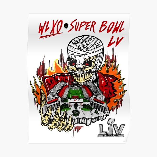 Die Weeknd Super Bowl LV Halbzeit Show Art Poster