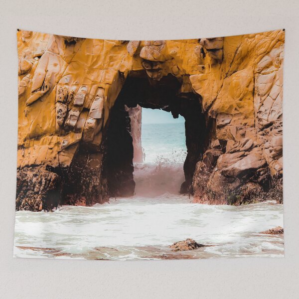 Item preview, beach with big stone at Pfeiffer beach highway1 Big Sur California USA  designed and sold by Mrvell.
