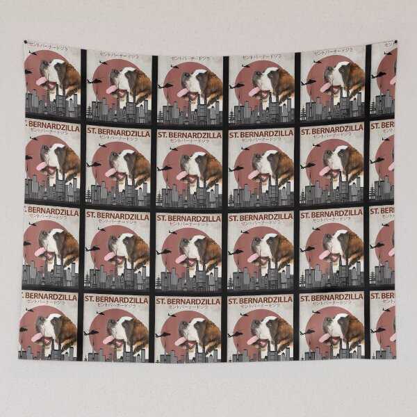 Item preview, St. Bernardzilla - Funny Saint Bernard Dog Lovers designed and sold by KamillaBurjan.