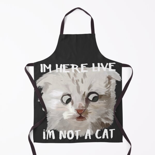 Item preview, im here live im not a cat painting designed and sold by magufalo.