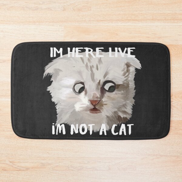 Item preview, im here live im not a cat painting designed and sold by magufalo.