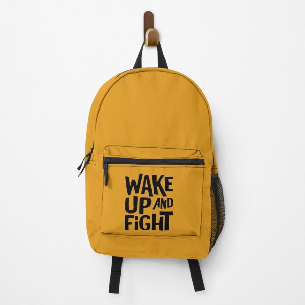 Item preview, Wake Up And Fight, Inspirational/Motivational Quotes designed and sold by The 90's Clothing.