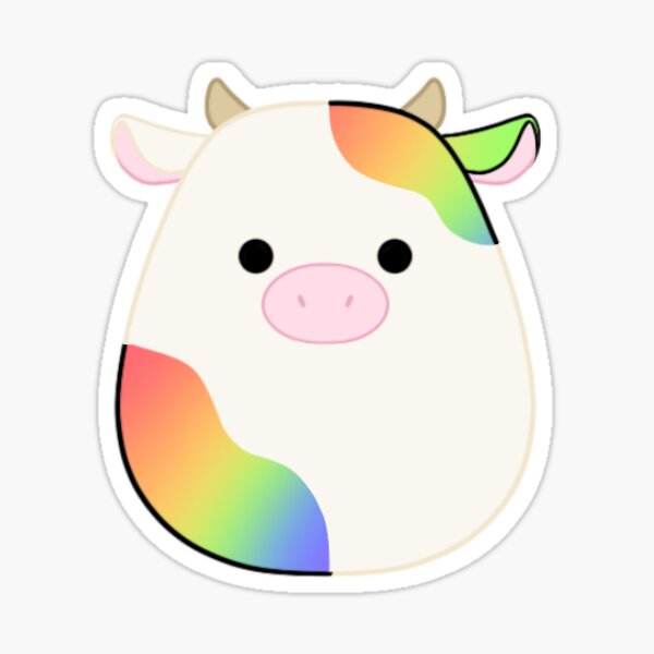 Gay Pride Cow Squishmallow\