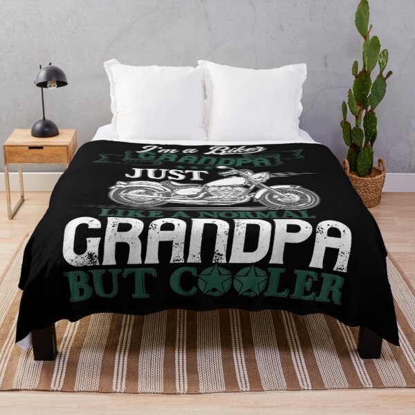 Item preview, Funny I'm A Biker Grandpa Like A Normal Grandpa But Cooler designed and sold by aguilaro.