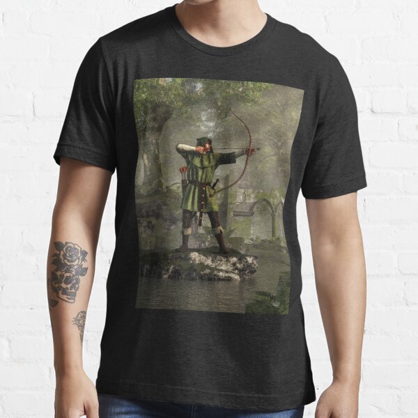 Men's Robin Hood: Prince of Thieves Robin Green Medieval-Style Top