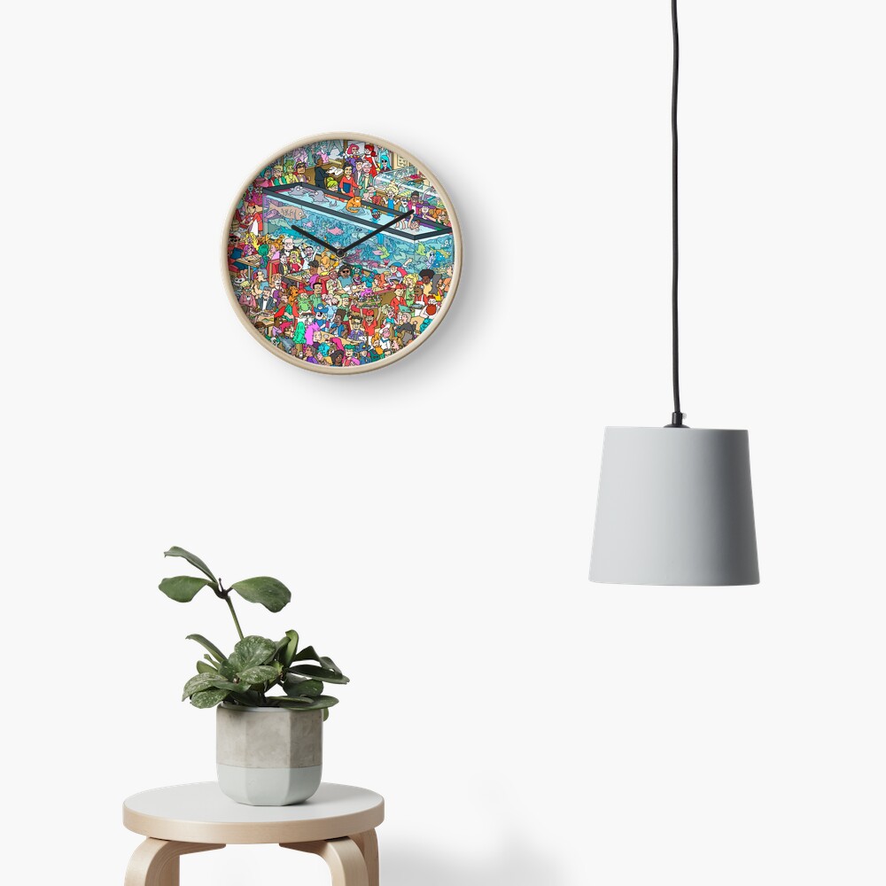 Item preview, Clock designed and sold by MrChuckles.
