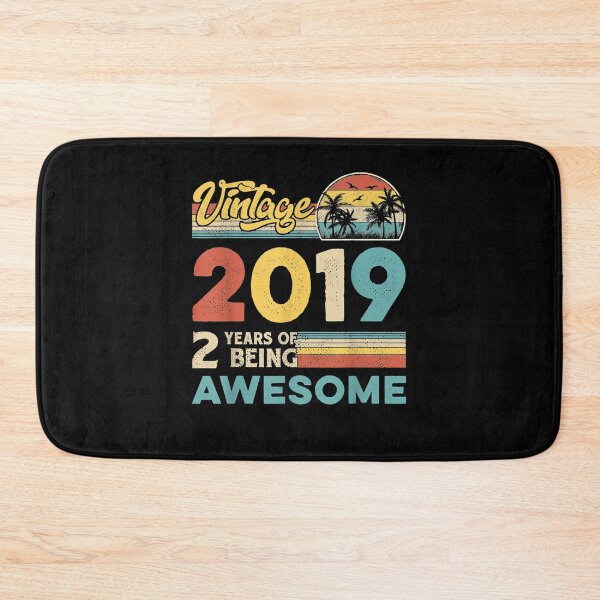 Item preview, Vintage 2019 Retro 2nd Bday Gift 2 Years Of Being Awesome  designed and sold by aguilaro.