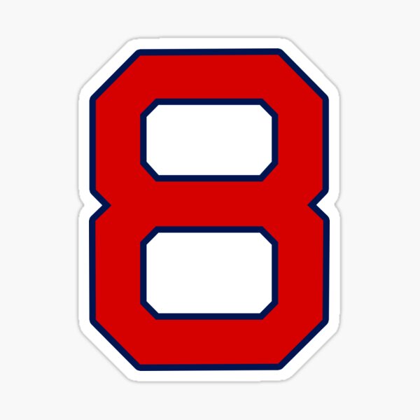 Ted Williams #9 Jersey Number Sticker for Sale by StickBall