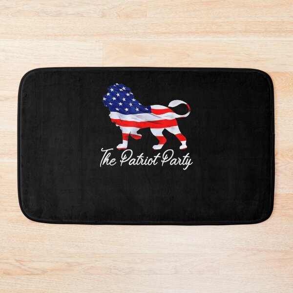 Item preview, The Patriot Party Lion Conservative Lion American Flag  designed and sold by aguilaro.