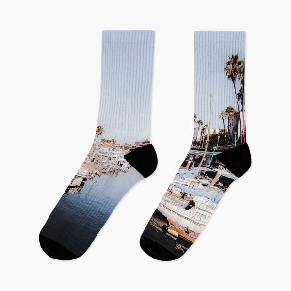 Item preview, Boat with blue sky at Redondo beach California USA  designed and sold by Mrvell.