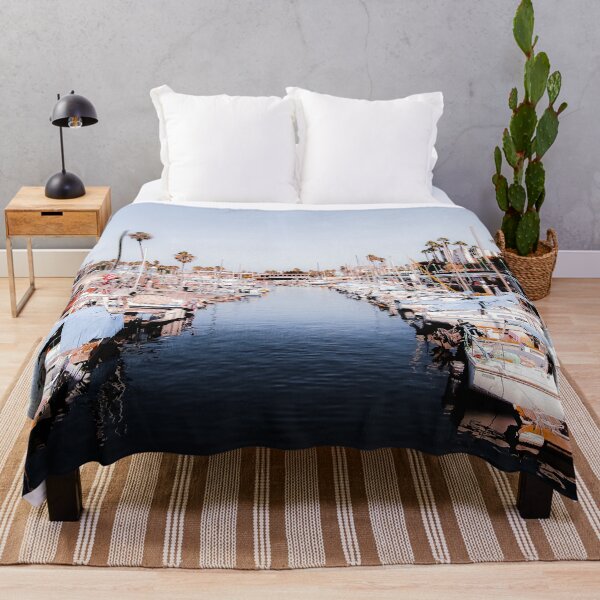 Item preview, Boat with blue sky at Redondo beach California USA designed and sold by Mrvell.